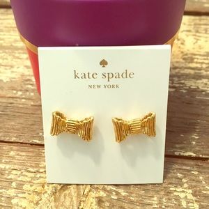 Kate Spade bow earrings
